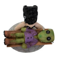 Pinhead Monsters Giving Life Frankenstein And Bride Figurine< New