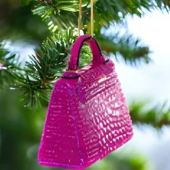 Pink Alligator Luxury Handbag Ornament<Cody Foster & Co. Hot