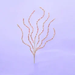 Pink and White Chenille Peppermint Twist Spray< Outlet