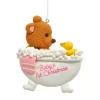 Pink Bear Tub First Christmas Ornament<Kurt Adler Best