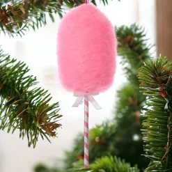 Pink Cotton Candy Ornament<Kurt Adler Clearance
