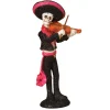 Pink Day of The Dead Figurine< New