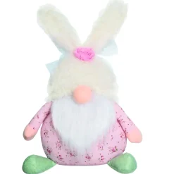 Pink Floral Bunny Gnome | The Christmas Loft< Hot
