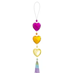 Pink Rainbow Heart Ornament< Sale