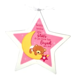 Pink Star Baby Ornament< Clearance