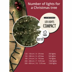 750 PINK LED Bulbs, Christmas Lights Strand on GREEN wire 53 Feet<Lumineo Discount