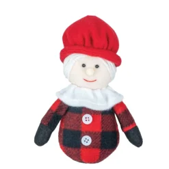 Plaid Mrs. Claus Hanging Ornament< Clearance