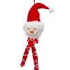 Plush Snowman Wearing Santa Hat Ornament | The Christmas Loft< Fashion