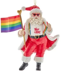 Pride Santa Ornament<Kurt Adler New