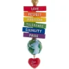 Pride Sign Ornament With Love Respect Freedom Tolerance Equality Pride<Kurt Adler Clearance