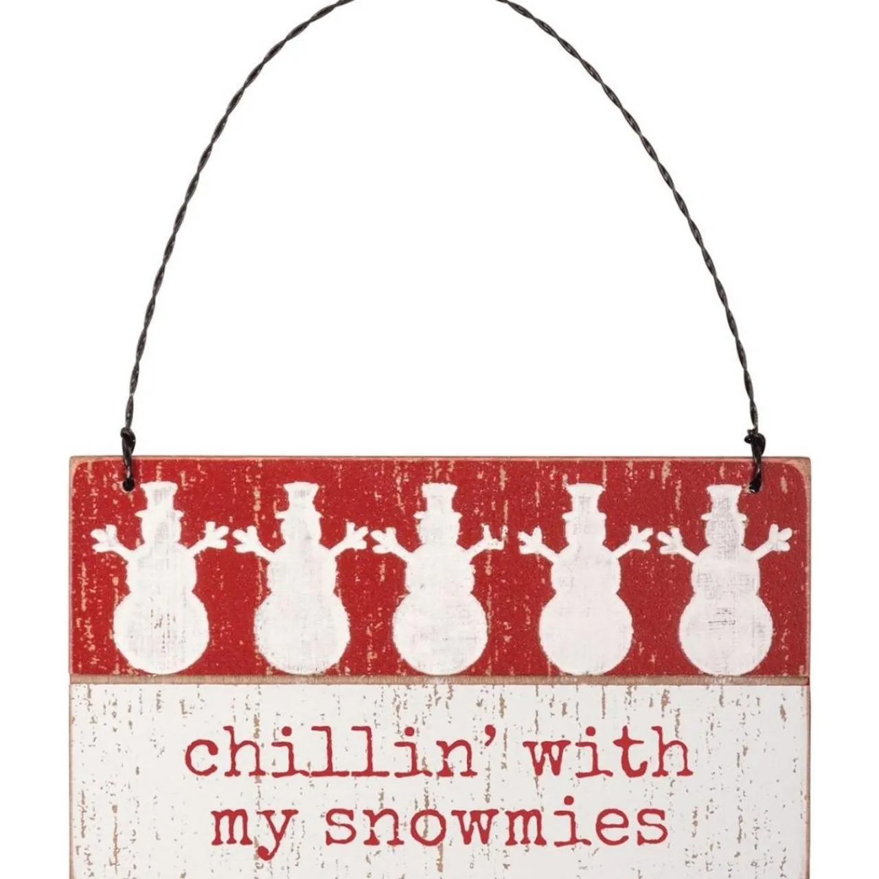 Primitives By Kathy Chillin' with My Snowmies Ornament< Hot