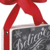 Primitives by Kathy "Believe" Chalk Box Sign - The Christmas Loft< Best