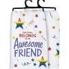 Primitives by Kathy This Towel Belongs to an ... Awesome Friend Decorative Kitch< Fashion