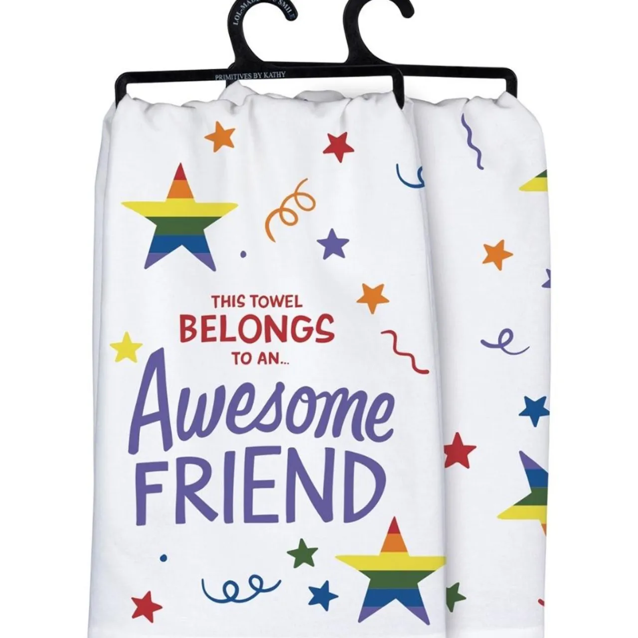 Primitives by Kathy This Towel Belongs to an ... Awesome Friend Decorative Kitch< Fashion