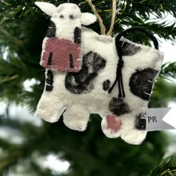 Cow Ornament<Priscilla Racki Best