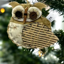  Handcrafted Owl Ornament<Priscilla Racki Online