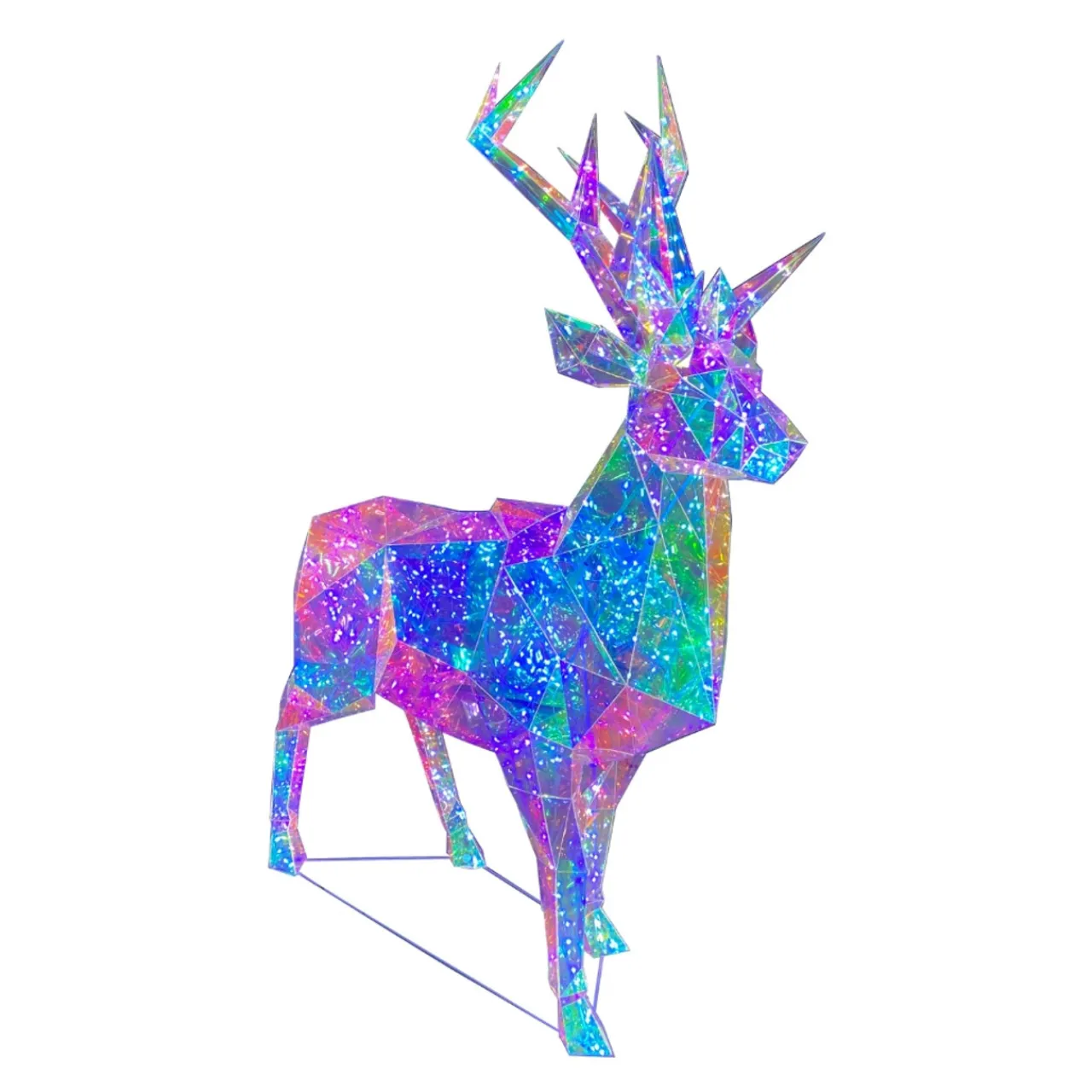 Prism Lit Medium Deer<Department 56 Clearance