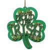 Proud to Be Irish Shamrock Ornament< New