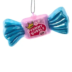 Purple Yummy Bubble Gum Glass Ornament<Kurt Adler Best