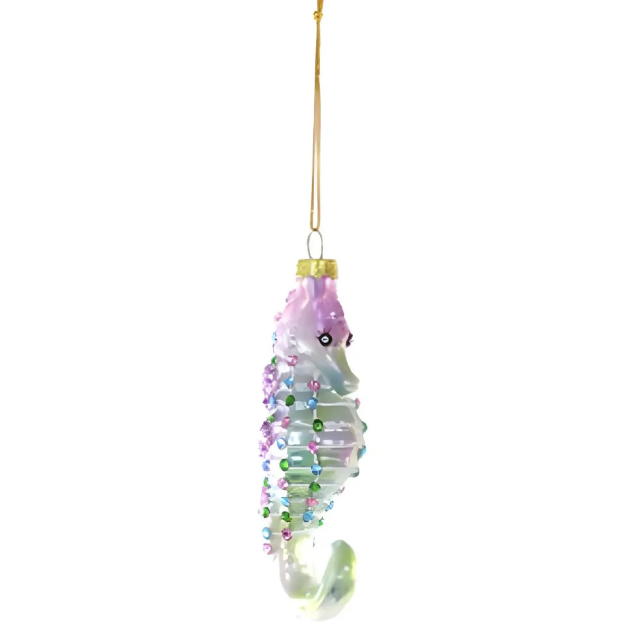 Purple/Green Deep Sea Seahorse Ornament<Cody Foster & Co. Discount