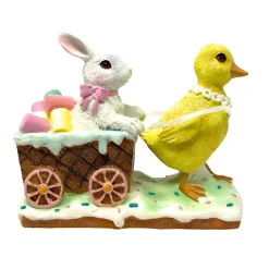 7" Duckling Pulling Easter Cart< Online