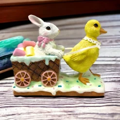7" Duckling Pulling Easter Cart< Online