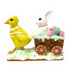7" Duckling Pulling Easter Cart< Online