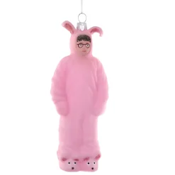 Ralphie Pink Bunny Suit Ornament<Cody Foster & Co. Hot