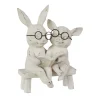 Reading Bunny & Pig on Bench< Online