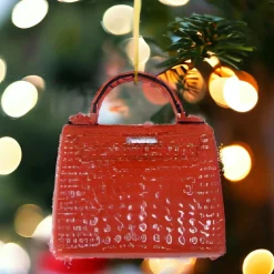 Red Alligator Luxury Handbag Ornament<Cody Foster & Co. Best