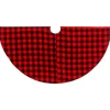 Red And Black Buffalo Plaid Tree Skirt - The Christmas Loft< Fashion