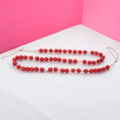 Red Bead Garland< Sale