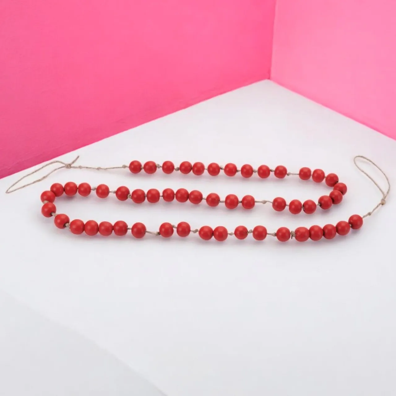 Red Bead Garland< Sale