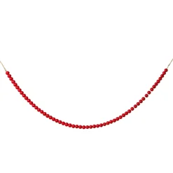Red Beaded Garland< New