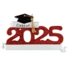 Red Class of 2025 Graduation Personalized Ornament< Fashion