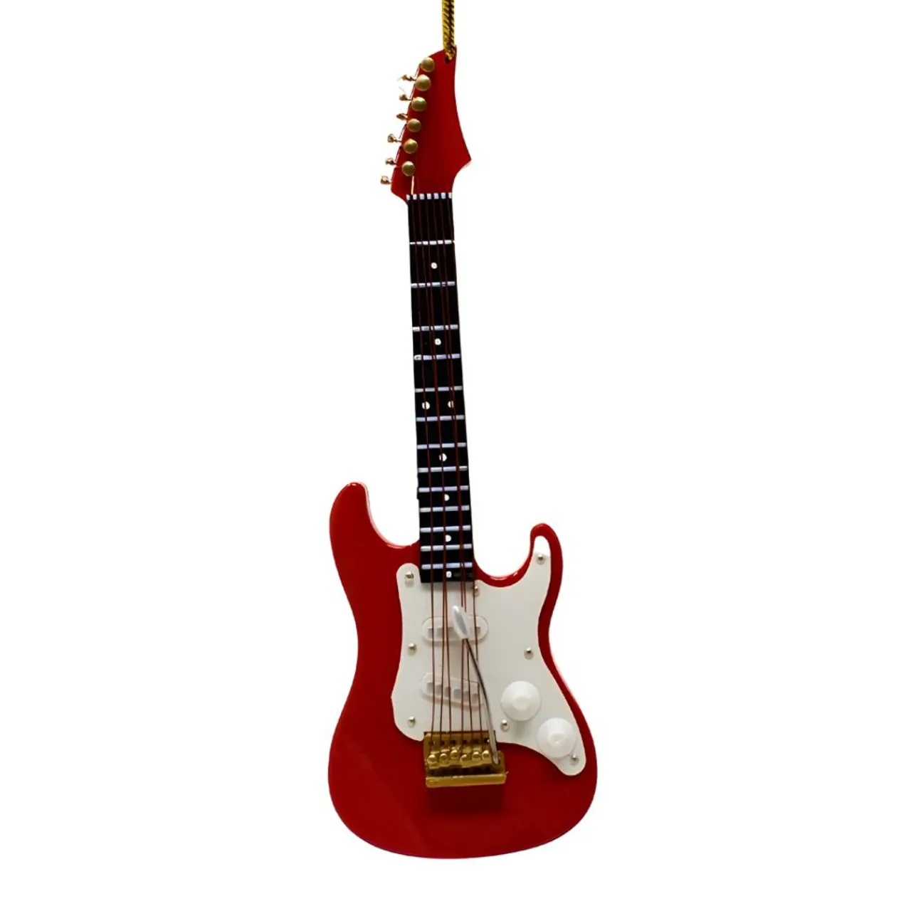 Red Electric Guitar Ornament - The Christmas Loft< Sale