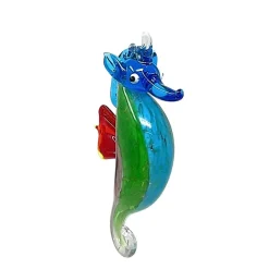 Red Fin Seahorse Ornament< Best