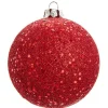 Red Glitter Ball Ornament<Kurt Adler Hot