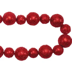 Red Glitter Foam Garland< Sale