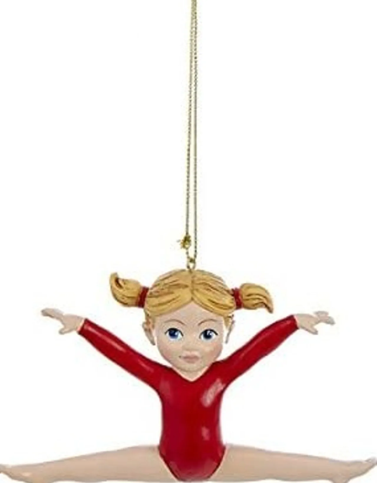 Red Gymnast Girl Ornament<Kurt Adler Online