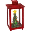 Red Holiday Lit Lantern - The Christmas Loft< Fashion
