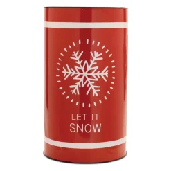 Red Let It Snow Holiday Container< Hot