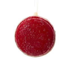 Red Mini Macaroon Ornament<Kurt Adler Best