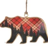 Red Puffy Bear Ornament< Clearance