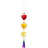 Red Rainbow Heart Ornament< Clearance
