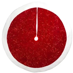 Red Sequined Tree Skirt<Kurt Adler Best