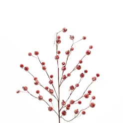 Red Snow Berries Stem< Fashion
