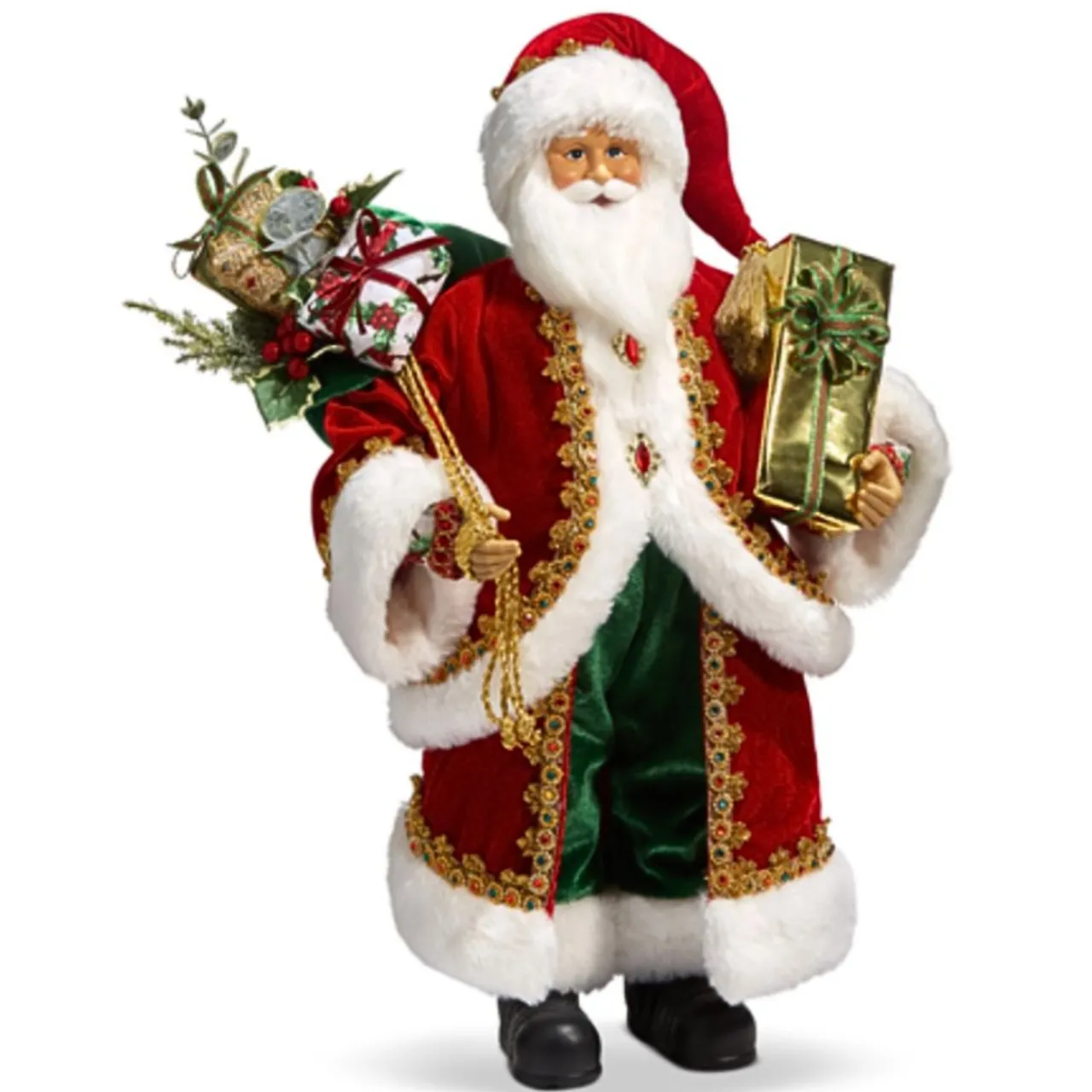 Regal Jeweled Santa< Best