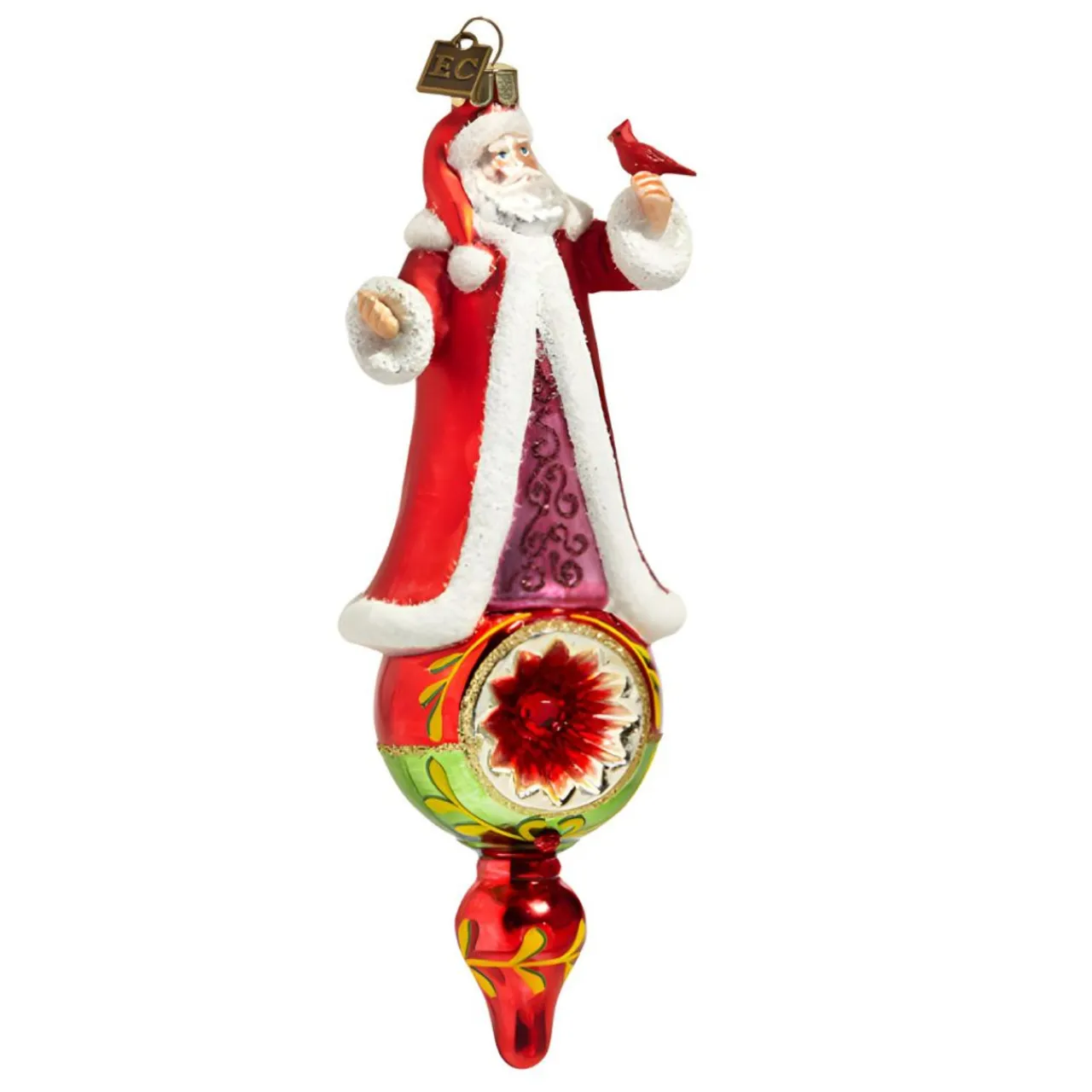 Regal Santa Ornament< Fashion