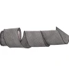 Regency International - 4" X10Y Black &amp; White Tweed Check Ribbon< Online